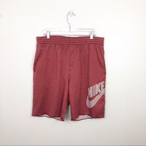 Nike Skateboarding Athletic Shorts Red XL